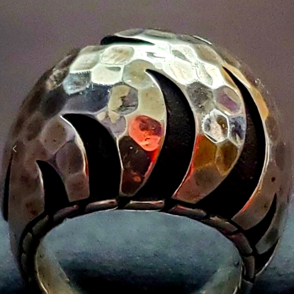 John Hardy Sterling Dome Tiger ring size 7